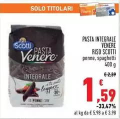 Scotti - Pasta Integrale Venere