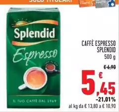 Splendid - Caffè Espresso