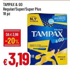 Tampax - & Go Regular/Super/Super Plus