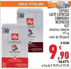 Illy - Capsule Caffè Espresso Compatibili Nespresso