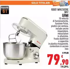 Girmi - Robot Impastatore IM47