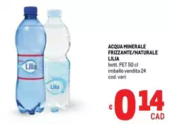 Lilia - Acqua Minerale Frizzante/Naturale