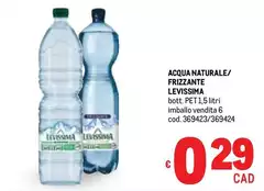 Levissima - Acqua Naturale/Frizzante