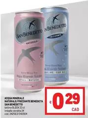 San Benedetto - Acqua Minerale Naturale/Frizzante Benedicta