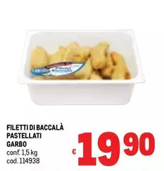 Garbo - Filetti Di Baccalà Pastellati
