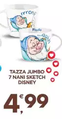 Disney - Tazza Jumbo 7 Nani Sketch