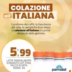 Parmalat - Latte Parzialmente Scremato Uht Zymil Pacco Scorta