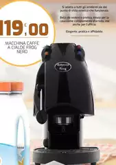 Bella - Macchina Caffè A Cialde Frog Nero