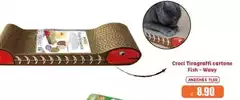 Croci -  Tiragraffi Cartone Fish-wavy
