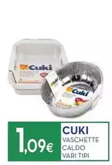 Cuki - Vaschette Caldo