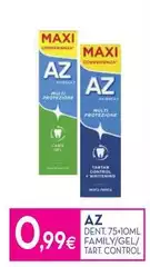 Az - Dent. 75+10ml Family/gel/ Tart. Control