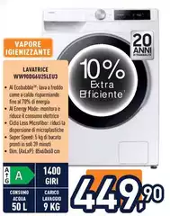 Samsung - Lavatrice WW90DG6U25LEU3