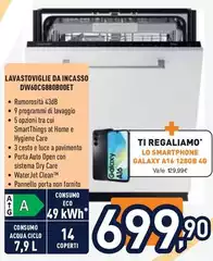 Samsung - Lavastoviglie Da Incasso DW60CG880B00ET