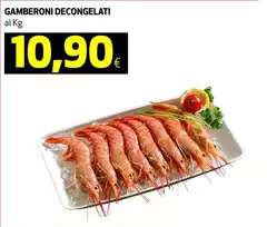 Gamberoni Decongelati