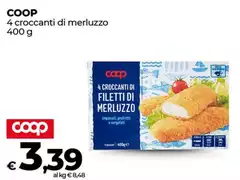 Coop - 4 Croccanti Di Merluzzo