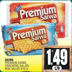 Saiwa - Premium  Crackers Salati/ Non Salati