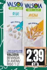 Valsoia - Bevanda Di Avena/ Riso