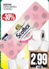 Scottex - Carta Igienica 10 Rotoli