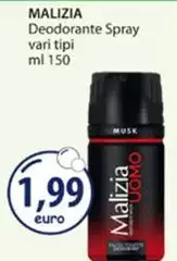 Malizia - Deodorante Spray
