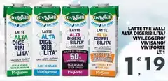 Trevalli - Latte Alta Digeribilità/Vivileggero/Vivisano/Viviforte