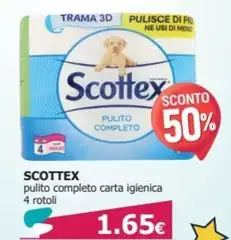 Scottex - Pulito Completo Carta Igienica