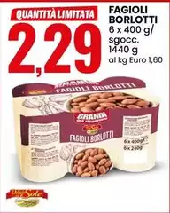 Delizie Dal Sole - Fagioli Borlotti