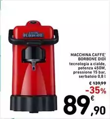 Caffe Borbone - Macchina Didi 