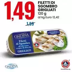 Ondina - Filetti Di Sgombro Grigliati