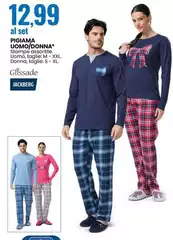 Glissade/Jackberg Pigiama Uomo/Donna