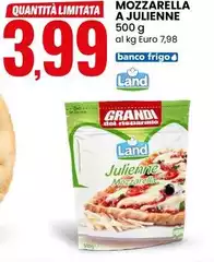 Land - Mozzarella A Julienne