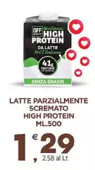 Latte Parzialmente Scremato High Protein