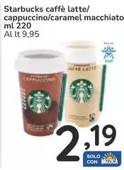 Starbucks - Caffè Latte/Cappuccino/Caramel Macchiato
