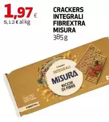 Misura - Crackers Integrali Fibrextra