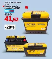 Acter - Selezione Batterie