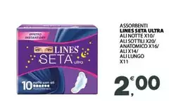 Lines - Assorbenti Seta Ultra Ali Notte