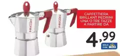 Pedrini - Caffettiera Brillant Una O Tre Tazze
