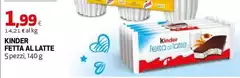 Kinder - Fetta Al Latte