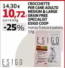 Coop - Crocchette Per Cane Adulto Medium & Large Grain Free Specialist