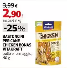 Vitakraft - Bastoncini Per Cane Chicken Bonas