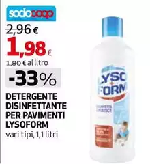 Lysoform - Detergente Disinfettante Per Pavimenti