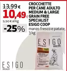 Coop - Crocchette Per Cane Adulto Medium & Large Grain Free Specialist