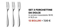 Set 3 Forchettine Da Dolce