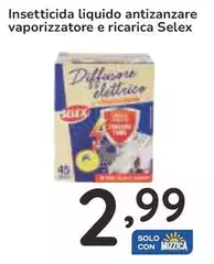 Selex - Insetticida Liquido Antizanzare Vaporizzatore E Ricarica