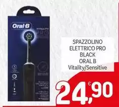 Oral B - Spazzolino Elettrico Pro Black