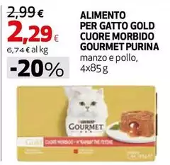 Purina - Alimento Per Gatto Gold Cuore Morbido Gourmet