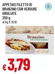 Appetais - Filetto Di Branzino Con Verdure Grigliate