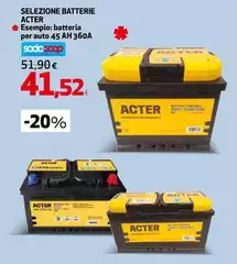 Acter - Selezione Batterie
