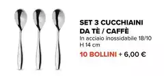 Set 3 Cucchiaini Da Te/ Caffè