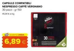 Caffè vergnano - Capsule Compatibili Nespresso Caffè