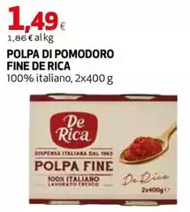De rica - Polpa Di Pomodoro Fine